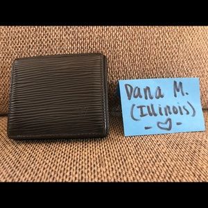 💯 authentic Louis Vuitton Back Epi coin pouch